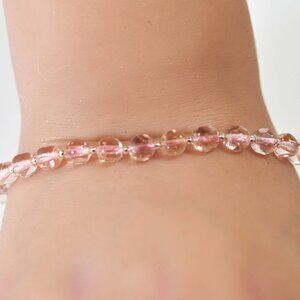 Classic Multi Crystal Sterling Silver Adjustable Bracelet